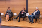 Fragerunde- Von Links: Nationalratsabgeordnete Alexandra Tanda (ÖVP), Andreas Karl, Andreas Huss