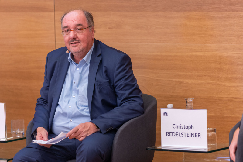 Am Wort: Christoph Redelsteiner (Moderation)