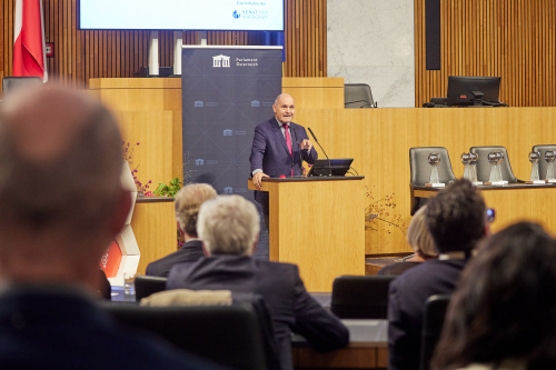 Eröffnungsworte von Nationalratspräsident Wolfgang Sobotka (ÖVP)