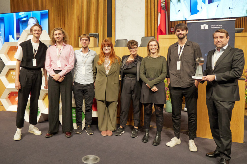 Verleihung der Kategorie "Medien" - Geschäftsführer Digitaler Kompass Tim Dobrowski