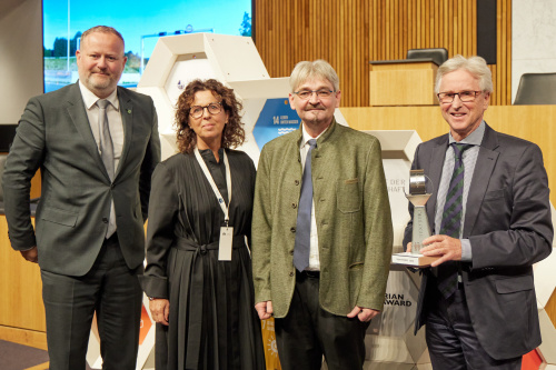 Verleihung der Kategorie "Gemeinden" - Obmann Inkoba Region Freistadt Günter Lorenz