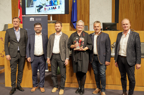 Verleihung der Kategorie "Gemeinden" - Ida Bals Projektleitung Gemeinde Hittisau