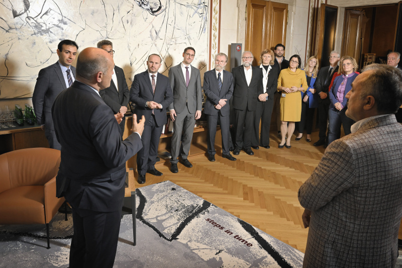 Begrüßung. Nationalratspräsident Wolfgang Sobotka (ÖVP)