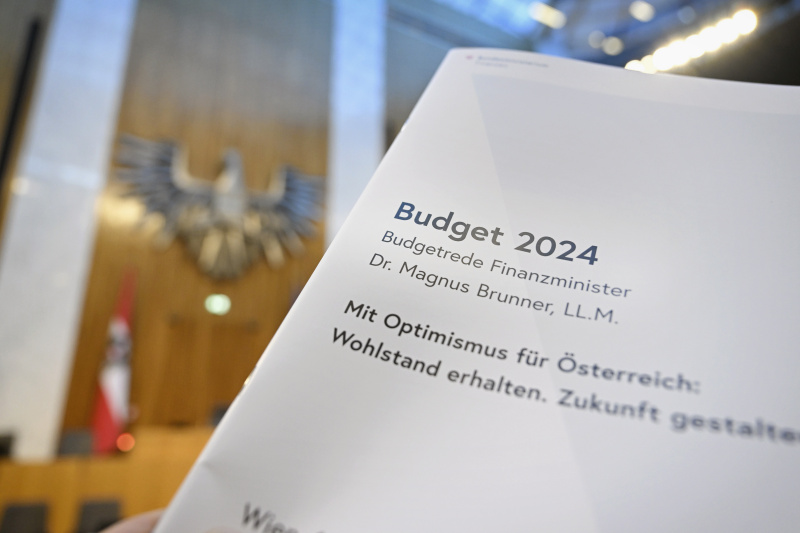 Unterlagen zur Budgetrede