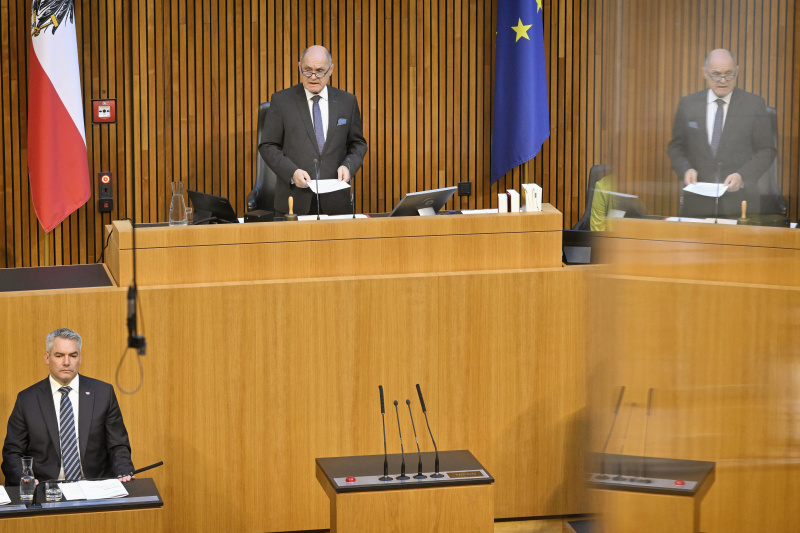 Nationalratspräsident Wolfgang Sobotka (ÖVP) am Präsidium