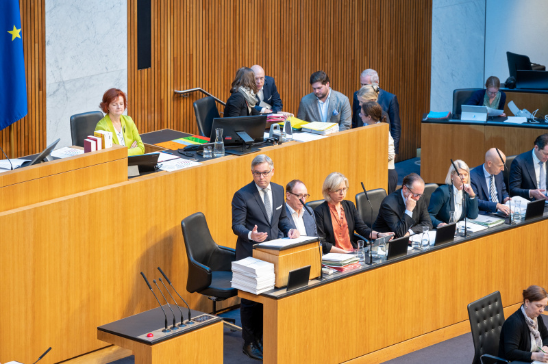 Budgetrede Finanzminister Magnus Brunner (ÖVP)