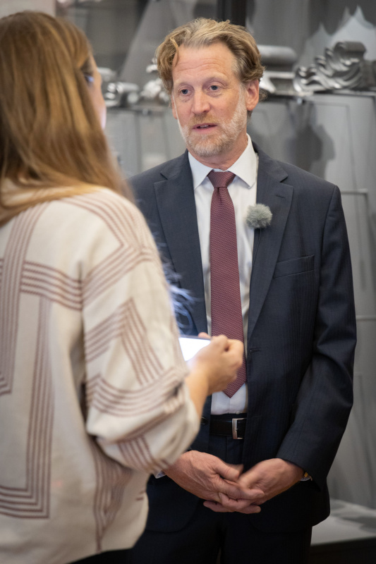 Tatjana Lukáš interviewt Helfried Carl, ehemaliger Botschafter Österreichs in der Slowakei
