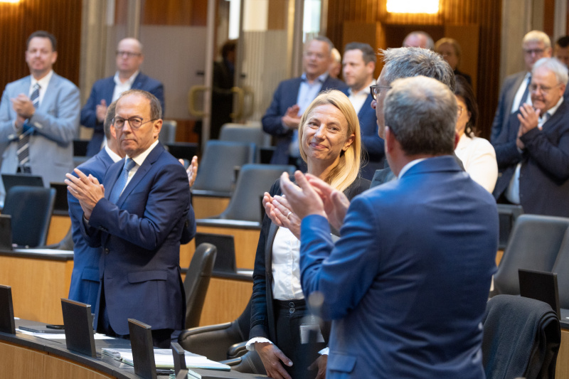 Angelobung der neuen Nationalratsabgeordneten Juliane Bogner-Strauß (ÖVP)