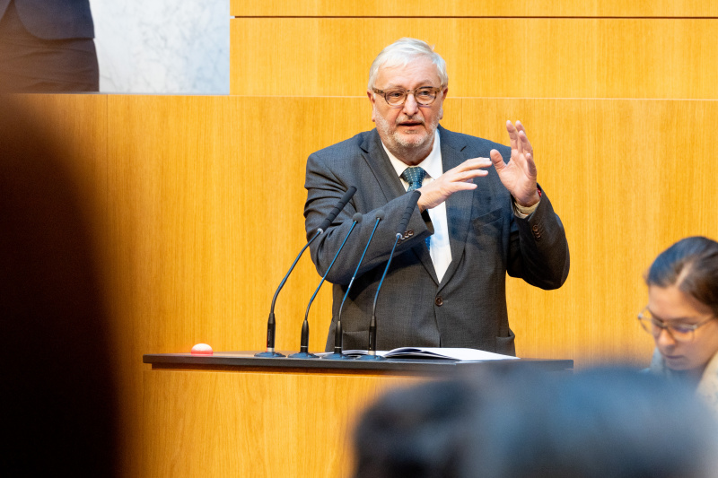 Nationalratsabgeordneter Christoph Matznetter (SPÖ) am Rednerpult