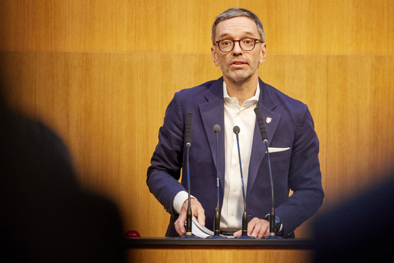 Am Rednerpult Klubobmann Herbert Kickl (FPÖ)