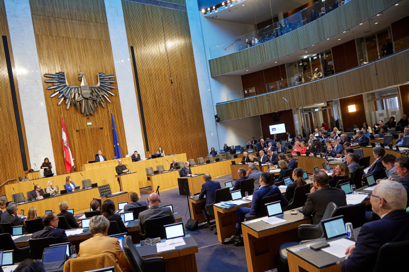 Am Rednerpult Nationalratsabgeordneter Michel Reimon (GRÜNE)