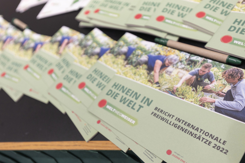 Präsentation des Berichts: 'Hinein in die Welt - Internationale Freiwilligeneinsätze in Zahlen'