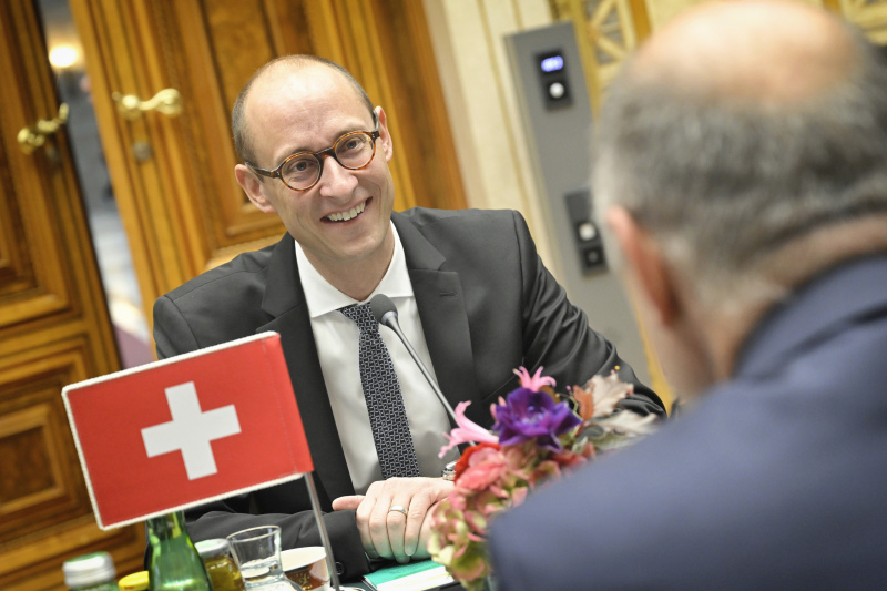 Aussprache. Präsident des Nationalrats der Schweizerischen Eidgenossenschaft Martin Candidas