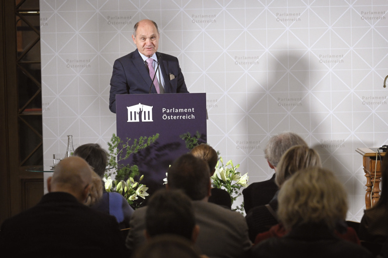 Begrüßung. Nationalratspräsident Wolfgang Sobotka (ÖVP)
