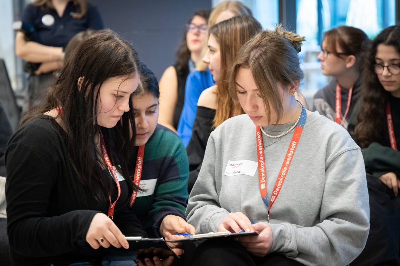 Letzte Vorbereitungen vor dem Interview