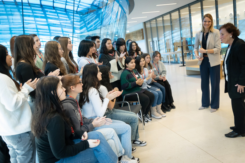 Abschiedsworte der Zeitzeugin Gertraud Fletzberger an die Schüler:innen