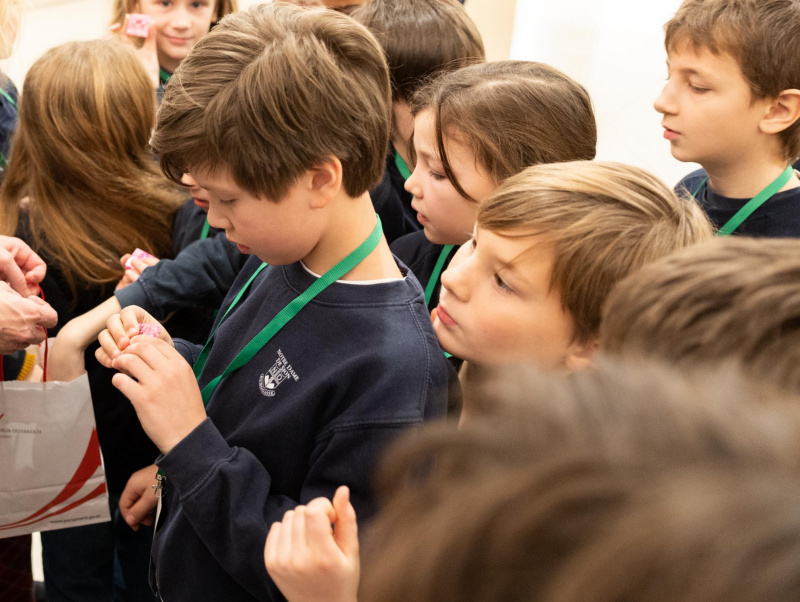 Führung für Volksschulkinder der Schule Notre Dame de Sion