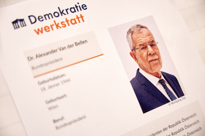 Bundespräsident Alexander Van der Bellen