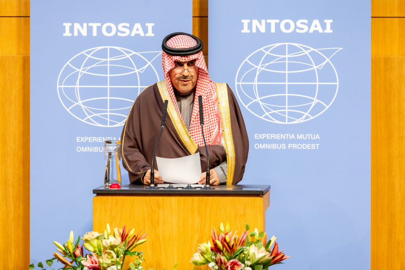 President of the GCA Saudi Arabia and Chair of the INTOSAI Policy Hussam Alangari -  Finance and Administration Committee