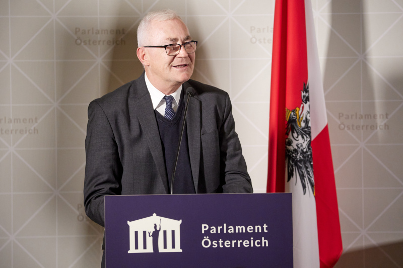 Begrüßung durch Nationalratsabgeordneten Martin Graf (FPÖ)