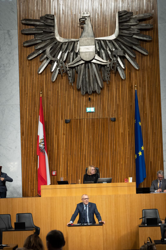 Am Rednerpult Nationalratsabgeordneter Harald Troch (SPÖ)