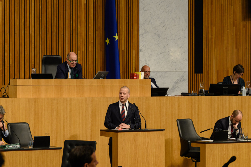 Am Rednerpult Nationalratsabgeordneter Maximilian Köllner (SPÖ)