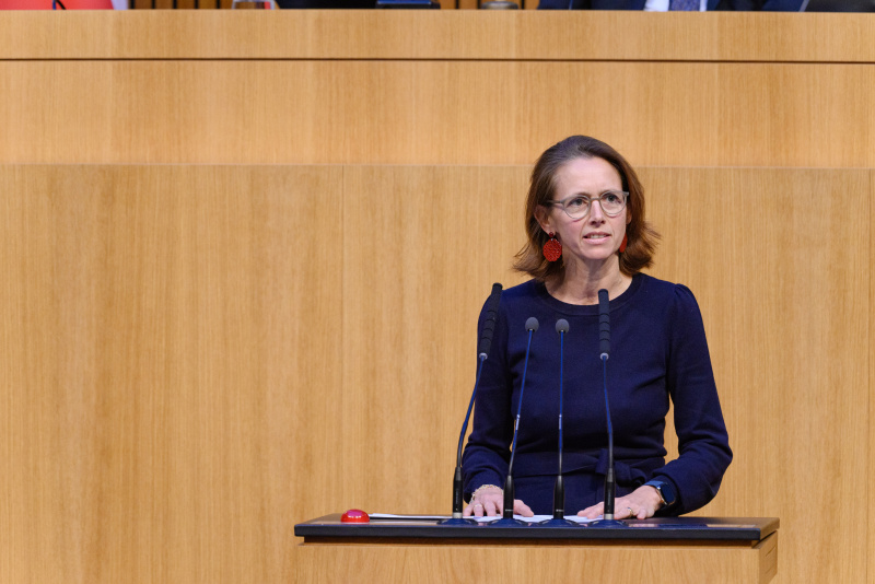 Am Rednerpult Nationalratsabgeordnete Maria Theresia Niss (ÖVP)