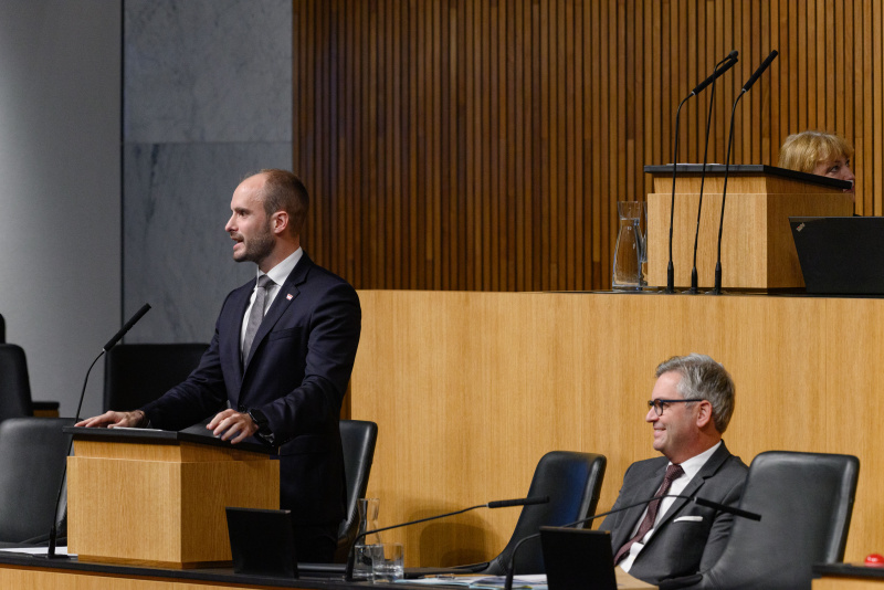 Am Wort Staatssekretär Florian Tursky (ÖVP)