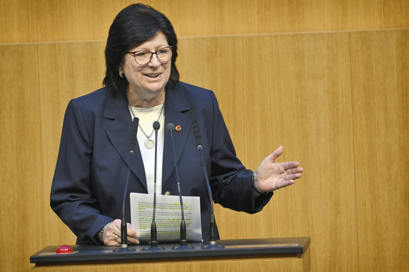 Am Rednerpult Nationalratsabgeordnete Rosa Ecker (FPÖ)