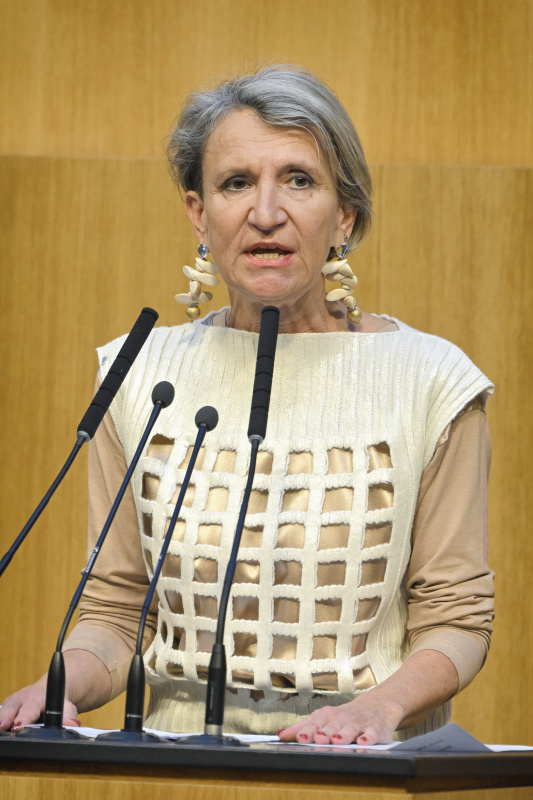 Am Rednerpult Nationalratsabgeordnete Romana Deckenbacher (ÖVP)