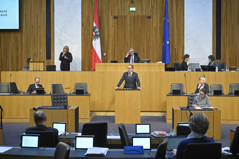 Am Rednerpult Nationalratsabgeordneter Andreas Ottenschläger (ÖVP)