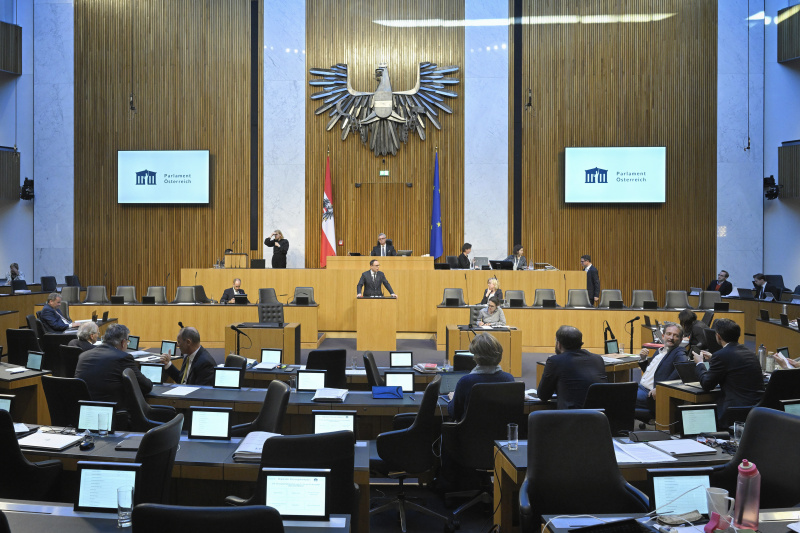 Am Rednerpult Nationalratsabgeordneter Andreas Ottenschläger (ÖVP)