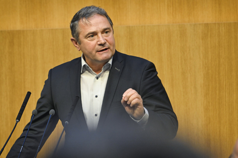 Am Rednerpult Nationalratsabgeordneter Norbert Sieber (ÖVP)