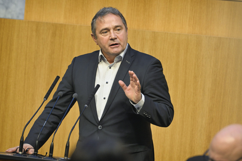 Am Rednerpult Nationalratsabgeordneter Norbert Sieber (ÖVP)