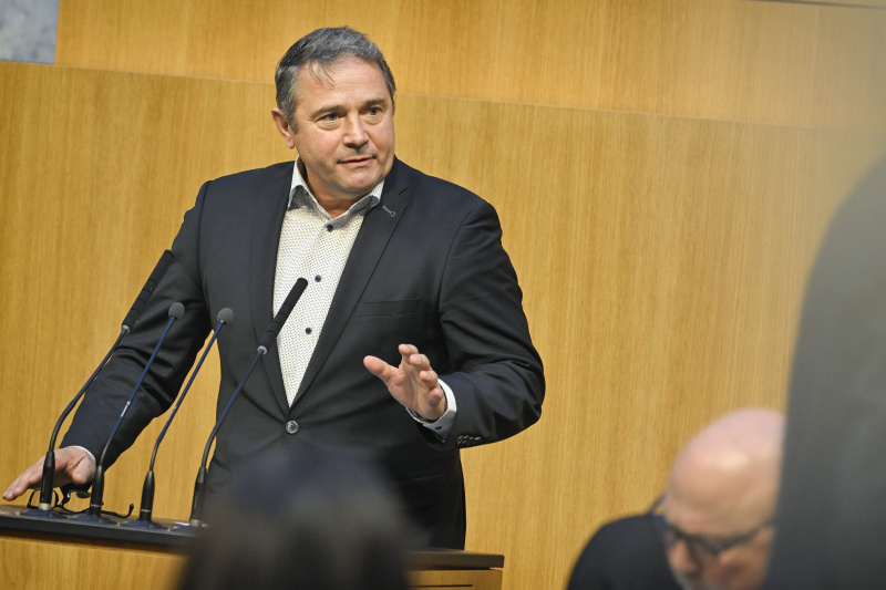 Am Rednerpult Nationalratsabgeordneter Norbert Sieber (ÖVP)