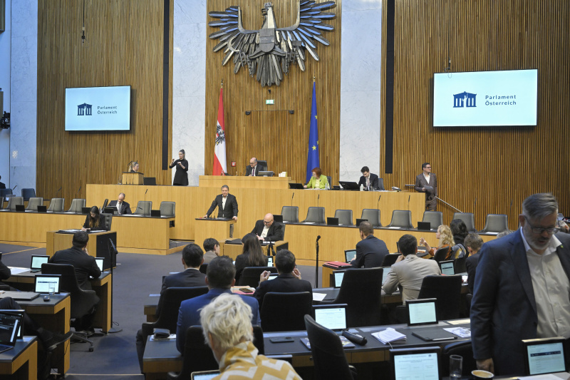 Am Rednerpult Nationalratsabgeordneter Norbert Sieber (ÖVP)