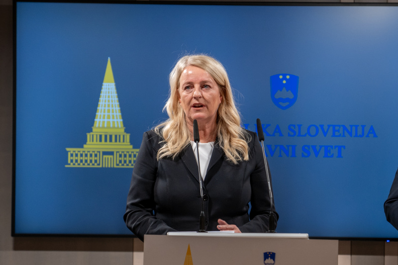 Pressestatement. Bundesratspräsidentin Claudia Arpa (SPÖ)