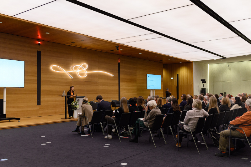 Am Rednerpult Jugendbotschafterin (UNYD) Jana Berchtold