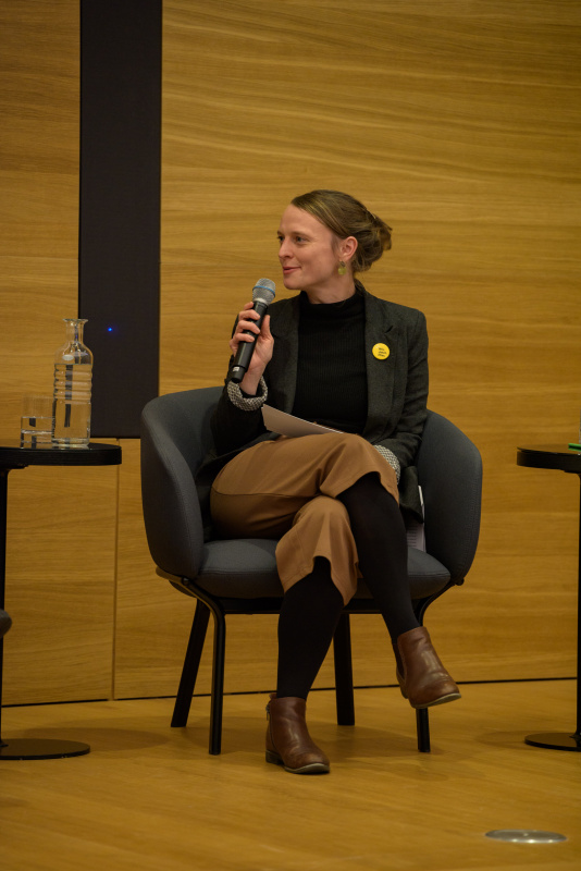 Am Wort Geschäftsführerin der Bundesjugendvertretung Eleonora Kleibel