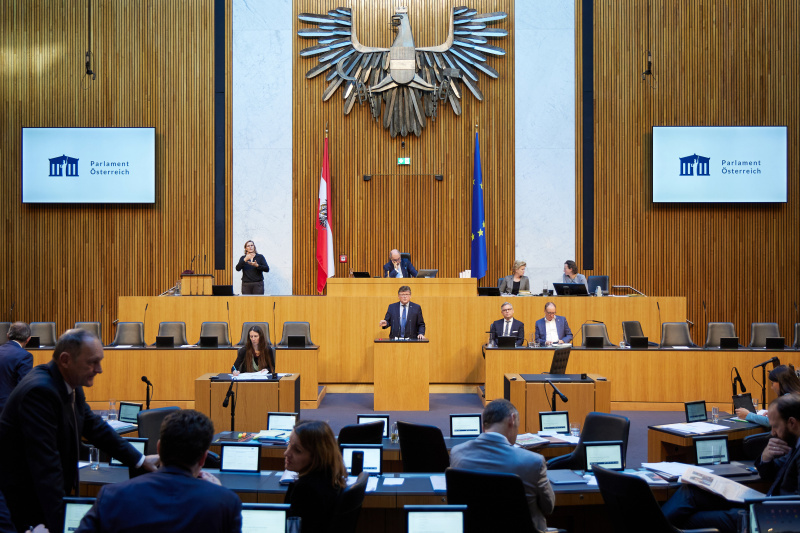 Am Rednerpult Nationalratsabgeordneter Rainer Wimmer (SPÖ)