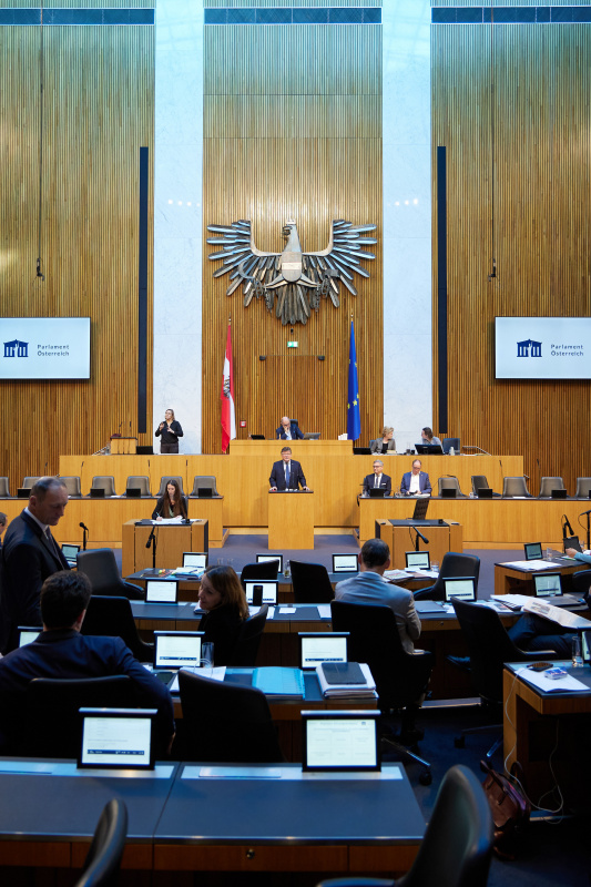Am Rednerpult Nationalratsabgeordneter Rainer Wimmer (SPÖ)