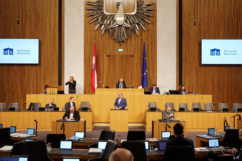 Am Rednerpult Nationalratsabgeordneter Dietmar Keck (SPÖ)