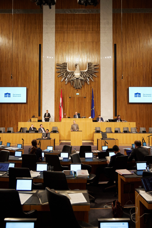 Am Rednerpult Nationalratsabgeordneter Alois Kainz (FPÖ)