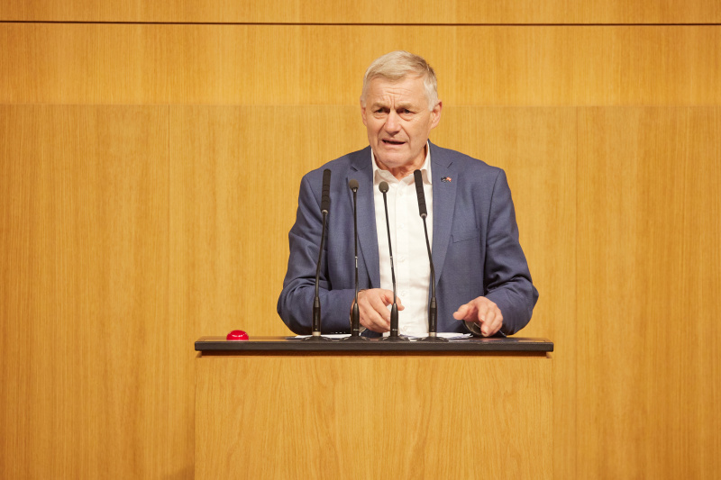 Am Rednerpult Nationalratsabgeordneter Franz Leonhard Eßl (ÖVP)