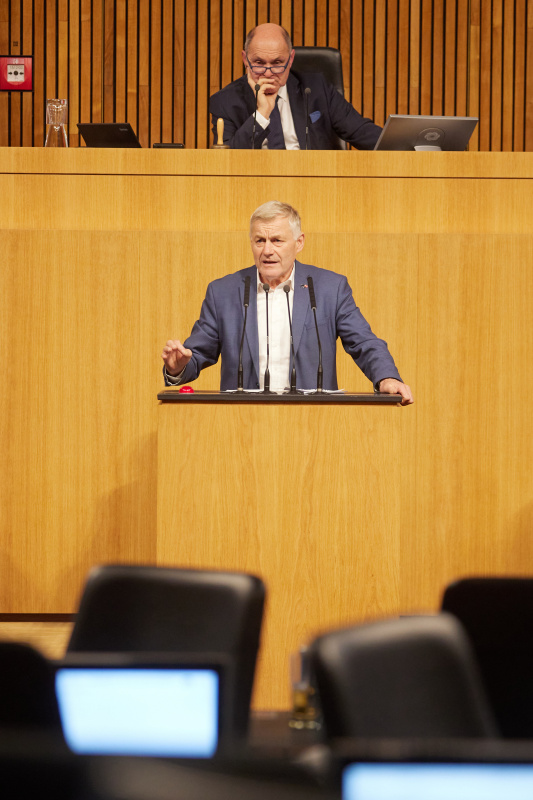 Am Rednerpult Nationalratsabgeordneter Franz Leonhard Eßl (ÖVP)