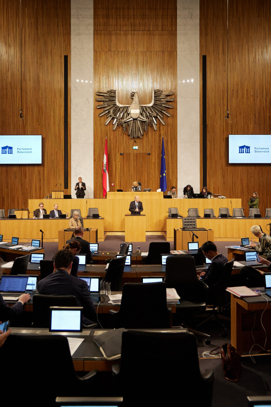 Am Rednerpult Nationalratsabgeordneter Rudolf Taschner (ÖVP)