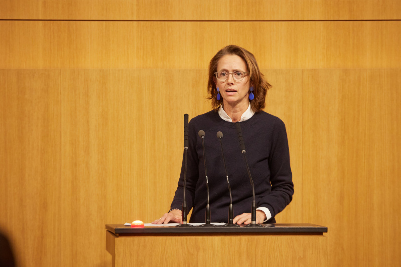 Am Rednerpult Nationalratsabgeordnete Maria Theresia Niss (ÖVP)