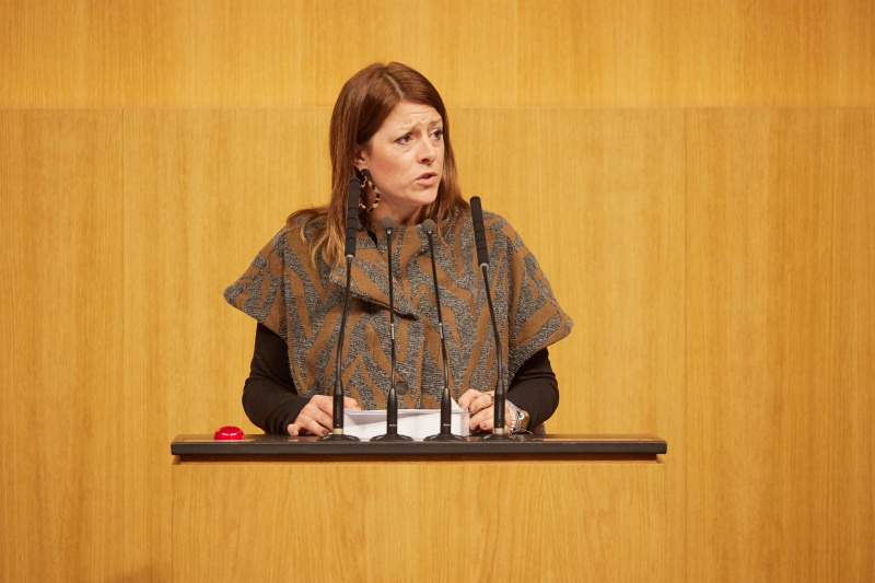 Am Rednerpult Nationalratsabgeordnete Katharina Kucharowits (SPÖ)