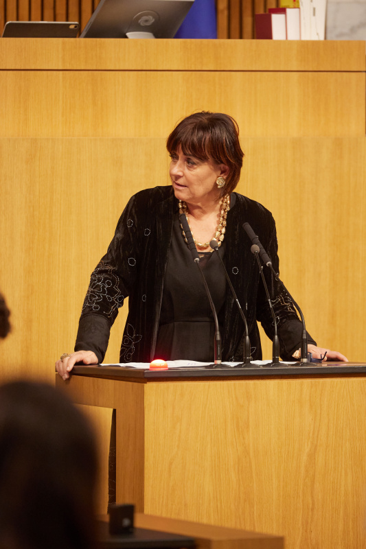 Am Rednerpult Nationalratsabgeordnete Petra Oberrauner (SPÖ)