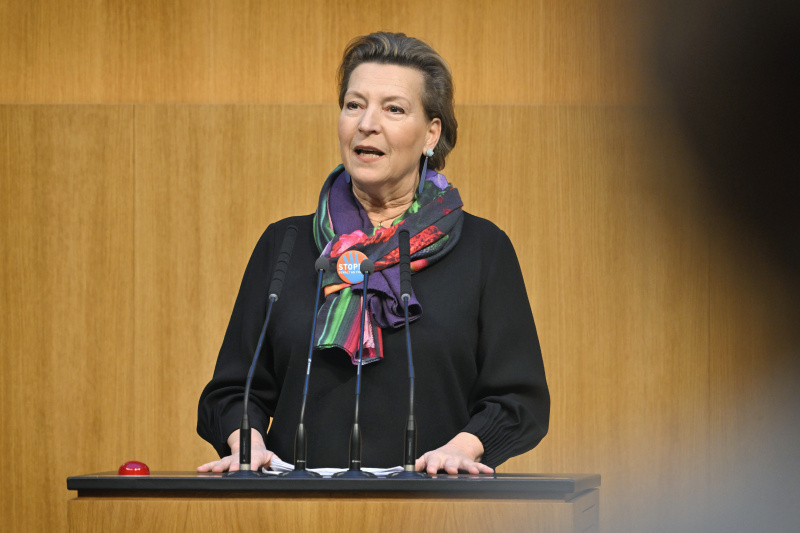 Am Rednerpult: Nationalratsabgeordnete Gabriele Heinisch-Hosek (SPÖ)